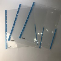 Colored strip with Custom Printing inner Pocket sheet protector report file for ring binder (Manufactory)